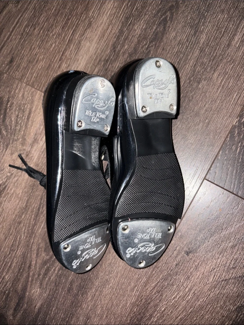 Capezio shiny black